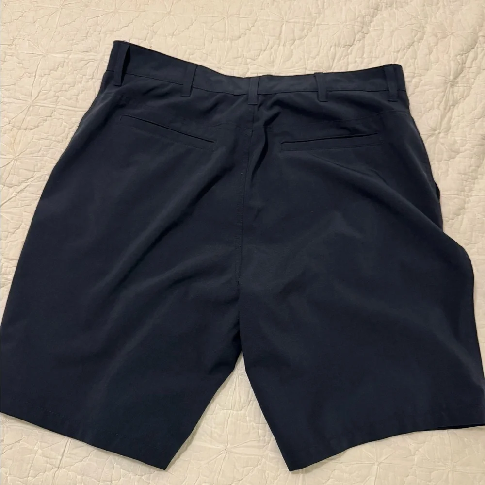 Panama Jack Hybrid Quick Dry 4 Four Way Stretch Flat Front Shorts 38” Waist Blue